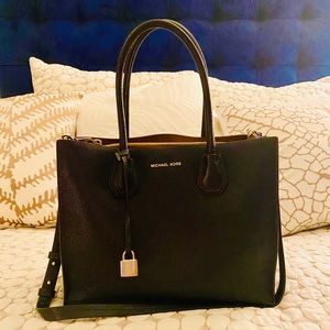 Michael Kors Mercer Pebbled Leather Accordion Tote